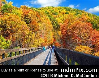 Youghiogheny River Trail at Ohiopyle State Park, Pennsylvania picture 019 - October 21, 2006