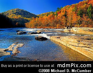 Youghiogheny River at Ohiopyle State Park, Pennsylvania picture 078 - October 21, 2006