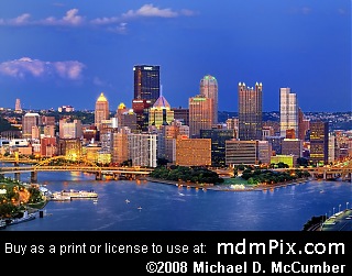 Pittsburgh Skyline at Pittsburgh, Pennsylvania picture 027 - August 29, 2009