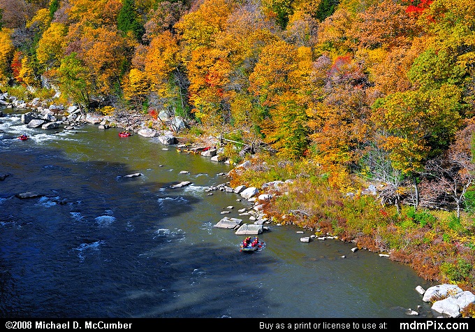 Youghiogheny River (Youghiogheny River Picture 013 - October 21, 2006 from Ohiopyle State Park, Pennsylvania)