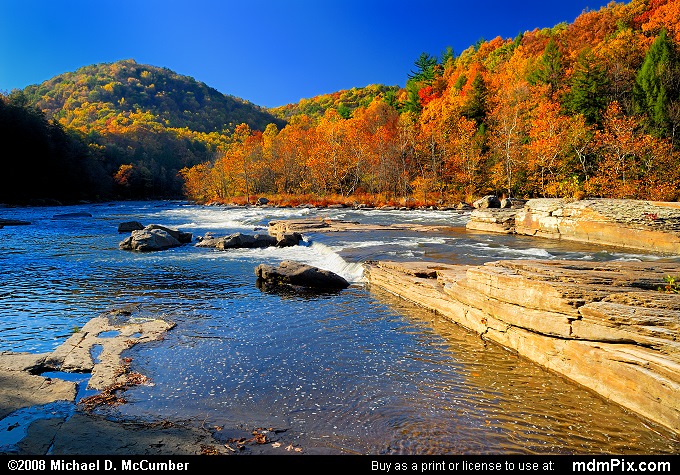 Youghiogheny River (Youghiogheny River Picture 078 - October 21, 2006 from Ohiopyle State Park, Pennsylvania)