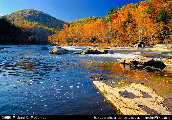 Youghiogheny River (Youghiogheny River Picture 085 - October 21, 2006 from Ohiopyle State Park, Pennsylvania)