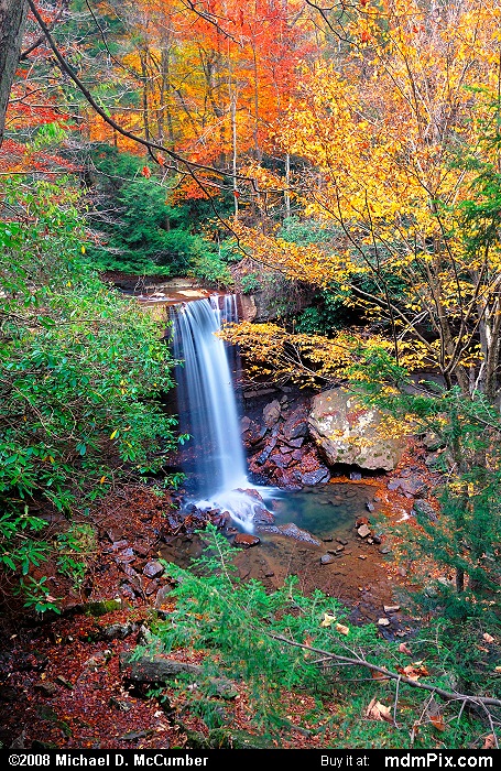 Cucumber Falls (Cucumber Falls Picture 067 - October 25, 2006 from Ohiopyle State Park, Pennsylvania)