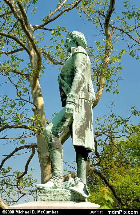 Colonel William Crawford Statue (005 - May 12, 2007 Picture)