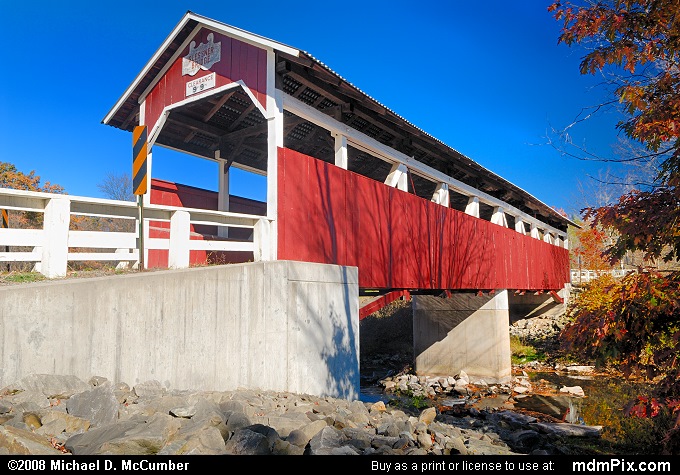Glessner Covered Bridge (Glessner Covered Bridge Picture 005 - October 19, 2008 from Stoneycreek Township, Pennsylvania)