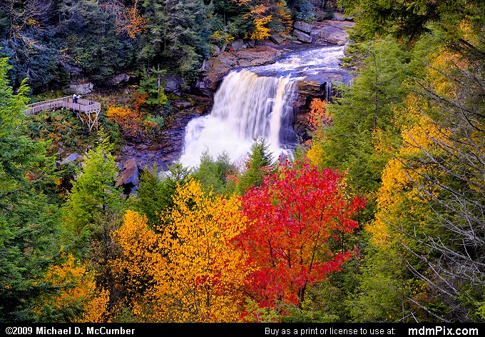 Blackwater Falls (Blackwater Falls Picture 034 - October 11, 2009 from Blackwater Falls State Park, West Virginia)
