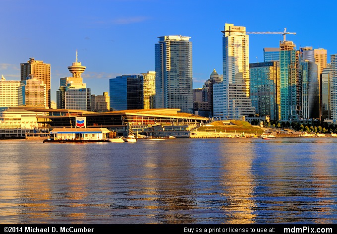 Vancouver Skyline (Vancouver Skyline Picture 001 - July 24, 2011 from Stanley Park (Vancouver), British Columbia)