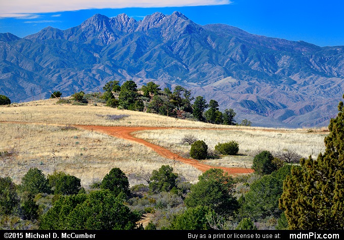 Four Peaks Mountain (Four Peaks Mountain Picture 007 - February 12, 2015 from Sierra Ancha Experimental Forest, Arizona)