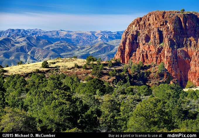 Parker Canyon (Parker Canyon Picture 052 - February 18, 2015 from Sierra Ancha Experimental Forest, Arizona)