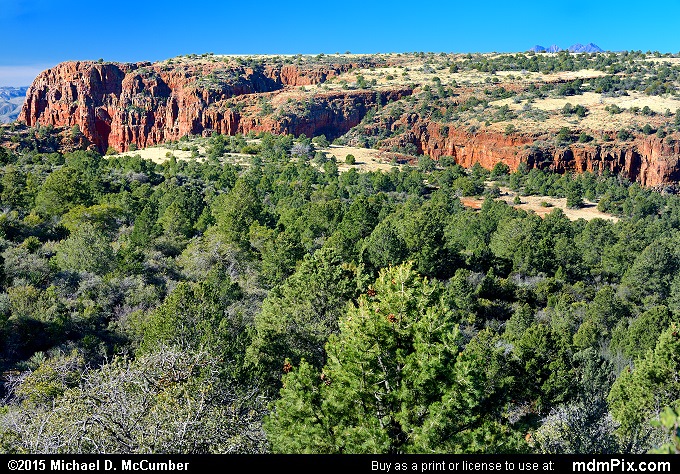 Parker Canyon (Parker Canyon Picture 053 - February 18, 2015 from Sierra Ancha Experimental Forest, Arizona)