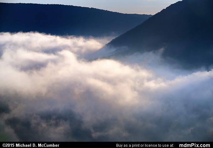 Fog (Fog Picture 020 - September 19, 2015 from Ohiopyle State Park, Pennsylvania)