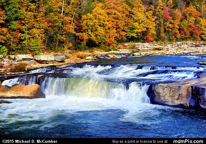 Ohiopyle Falls (Ohiopyle Falls Picture 021 - October 22, 2015 from Ohiopyle State Park, Pennsylvania)
