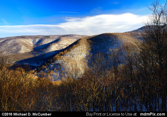 Baughman Rock Overlook (Baughman Rock Overlook Picture 006 - January 19, 2018 from Ohiopyle State Park, Pennsylvania)