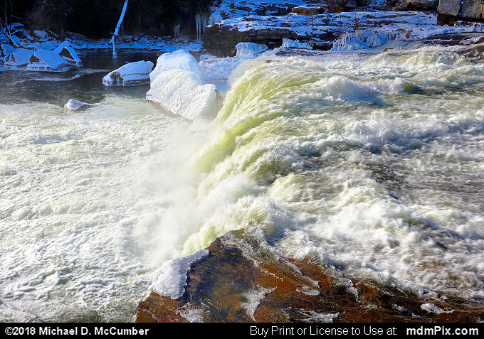 Ohiopyle Falls (Ohiopyle Falls Picture 035 - January 19, 2018 from Ohiopyle State Park, Pennsylvania)