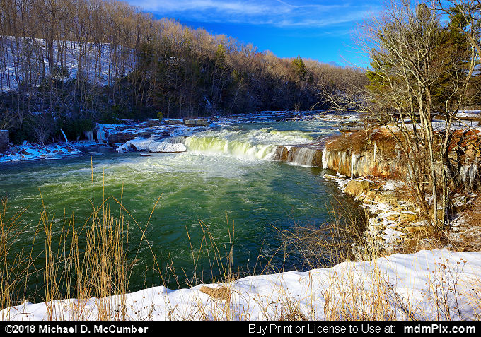 Youghiogheny River (Youghiogheny River Picture 040 - January 19, 2018 from Ohiopyle State Park, Pennsylvania)