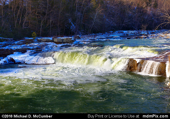 Ohiopyle Falls (Ohiopyle Falls Picture 042 - January 19, 2018 from Ohiopyle State Park, Pennsylvania)