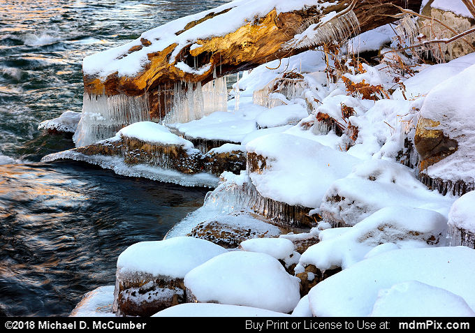 Youghiogheny River (Youghiogheny River Picture 060 - January 19, 2018 from Ohiopyle State Park, Pennsylvania)