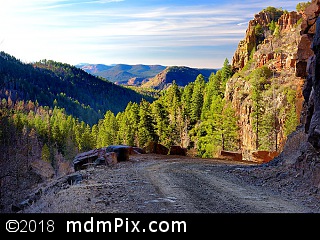 View from Workman Creek Gorge and Falls Overlook