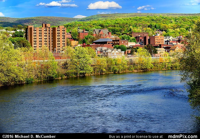 View from Connellsville Memorial Bridge Sidewalk View