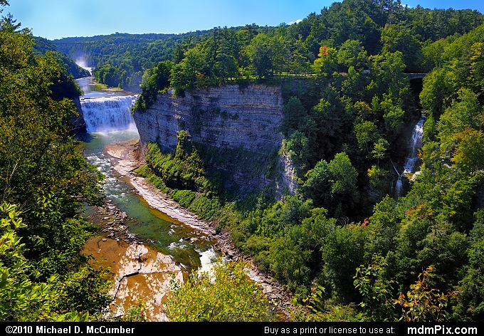 Genesee River Gorge Picture 011 - September 2, 2009 from Letchworth ...