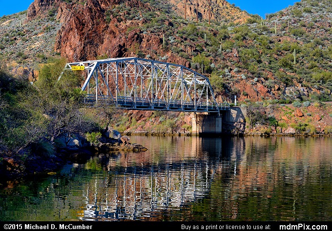 Truss Bridge (Truss Bridge Picture 004 - February 16, 2015 from Superstition Wilderness (Arizona))